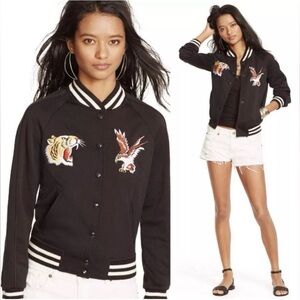 Denim & Supply Ralph Lauren Women’s S/P Small Tiger Eagle Bomber Jacket Small
